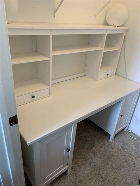 ikea hemnes desk with hutch.